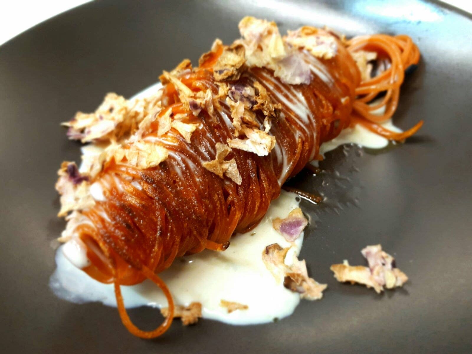 Tagliolini-Nudeln mit Tomatensauce und italienischem Weizenkeim g.250