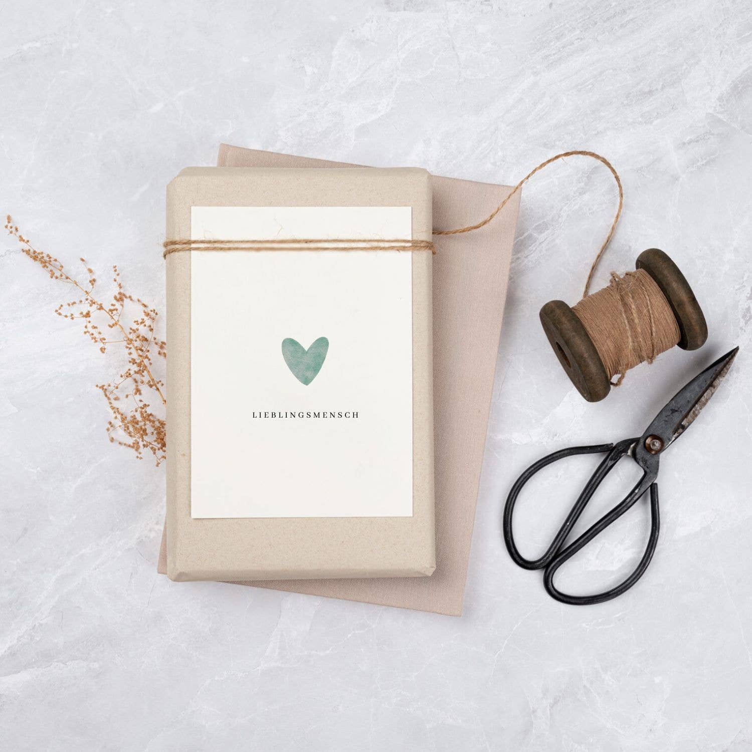 Grußkarte Lieblingsmensch, Herz