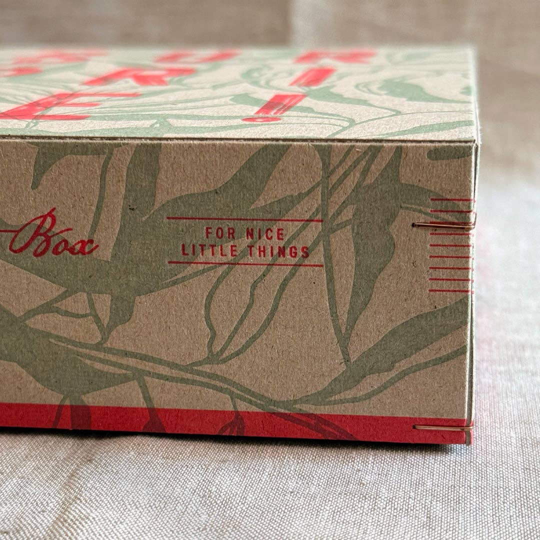 Geschenkbox (leer) / Surprise! / Letterpress Druck: Classic+
