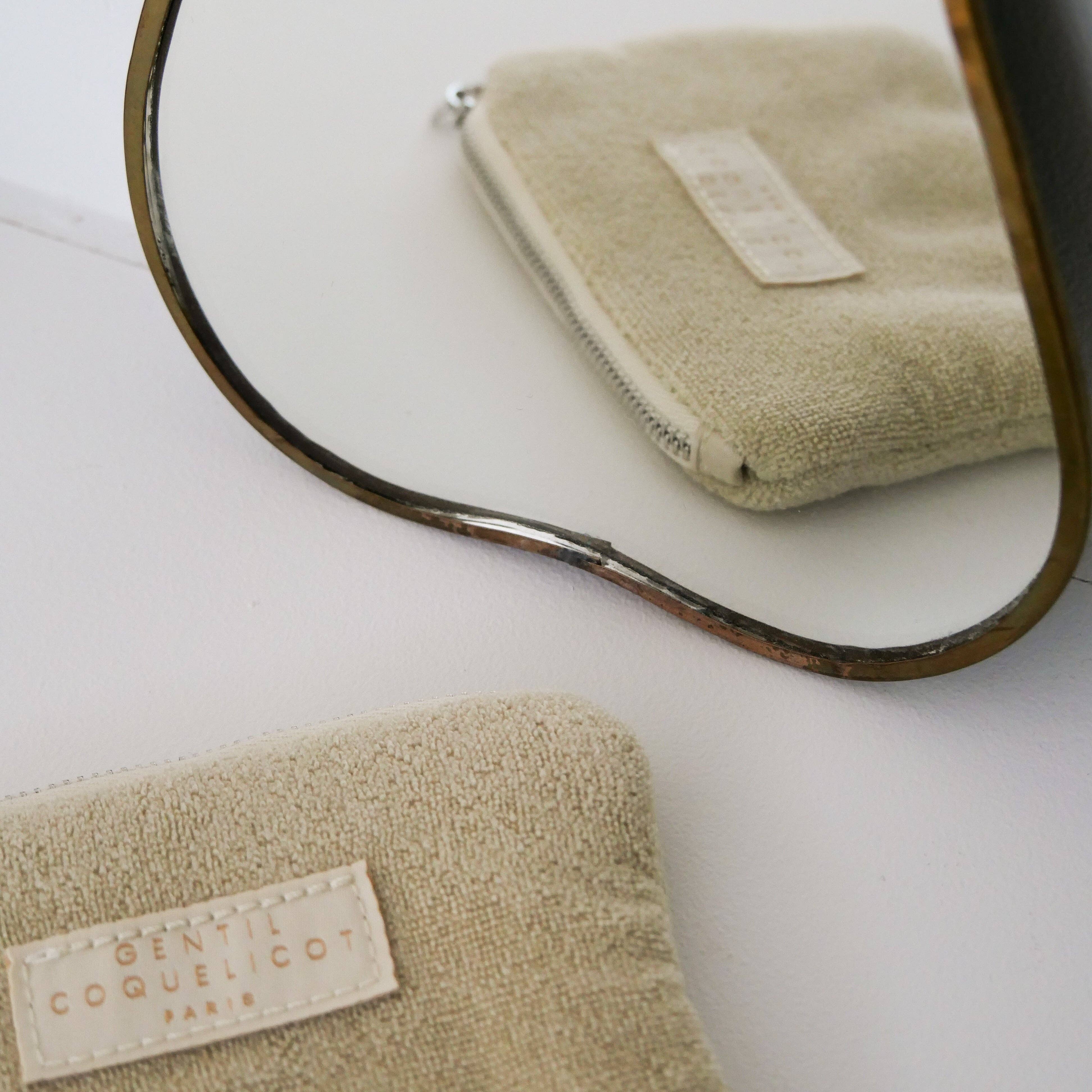 Kleiner Schwammbeutel/Beutel: Khaki