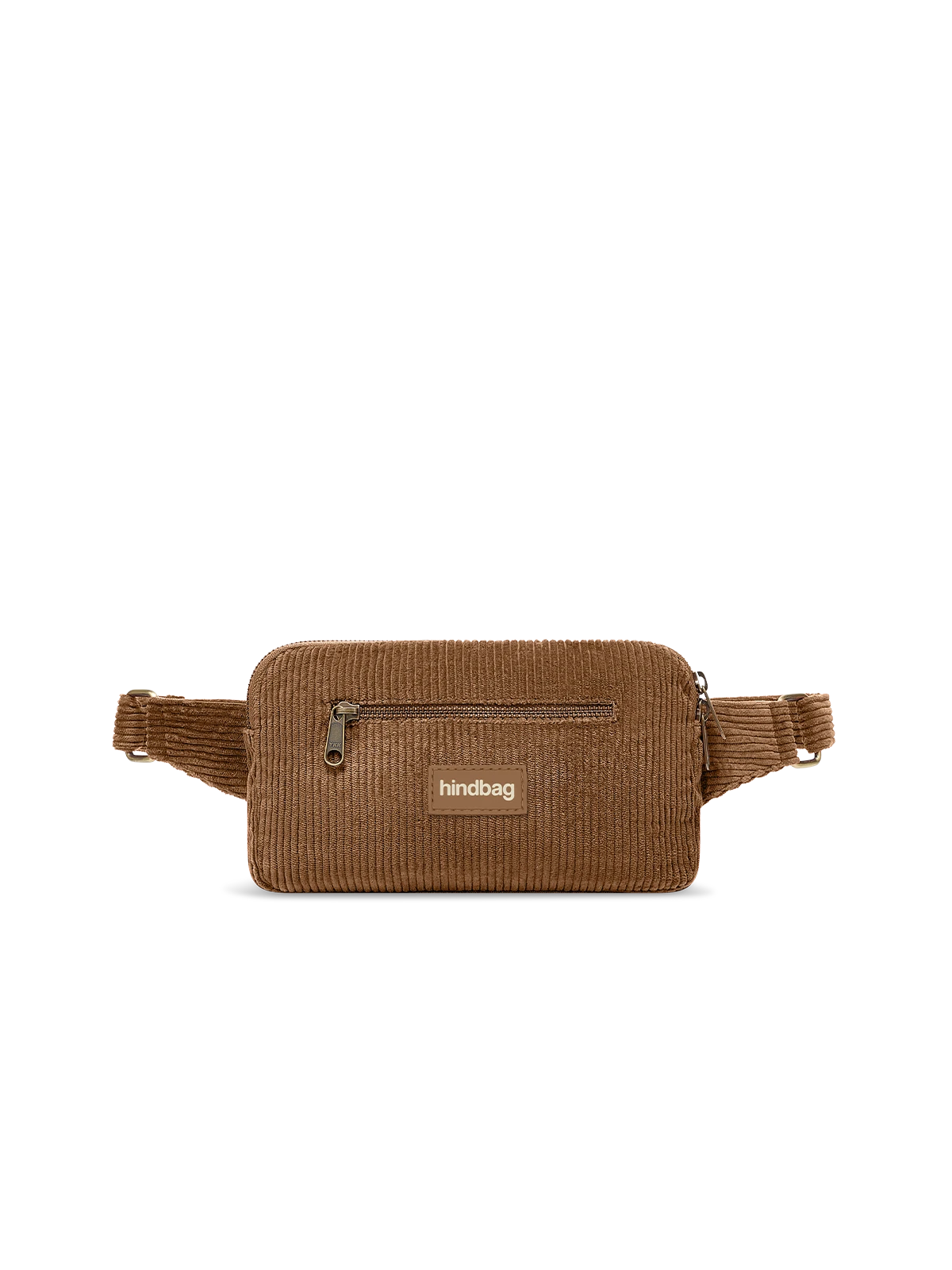 Bauchtasche „Harry“ aus Velours in Macchiato