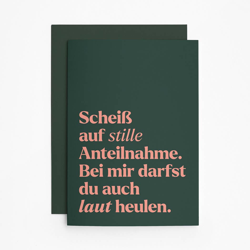 Karte "Stille Anteilnahme II"