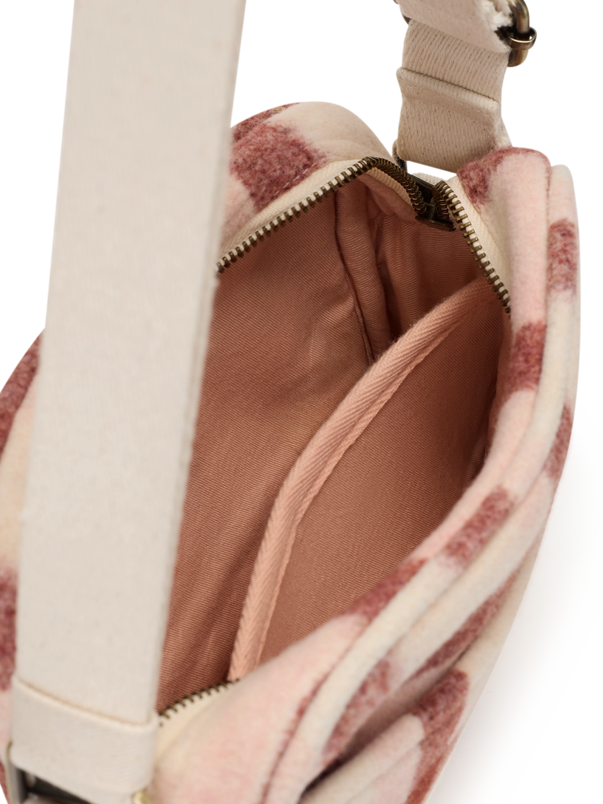 Nino-Umhängetasche Tartan Rosa