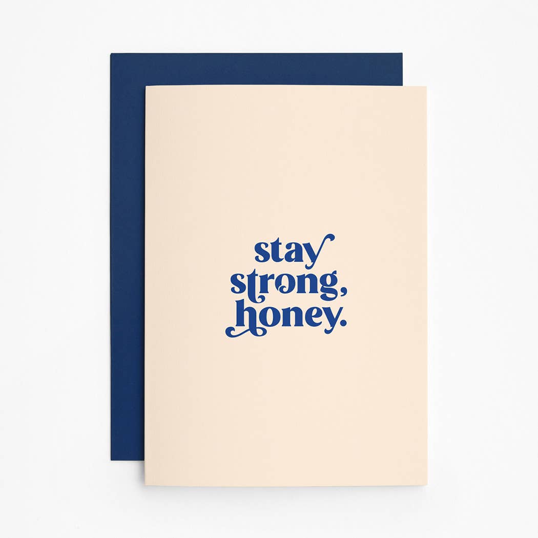 Karte "Stay Strong"