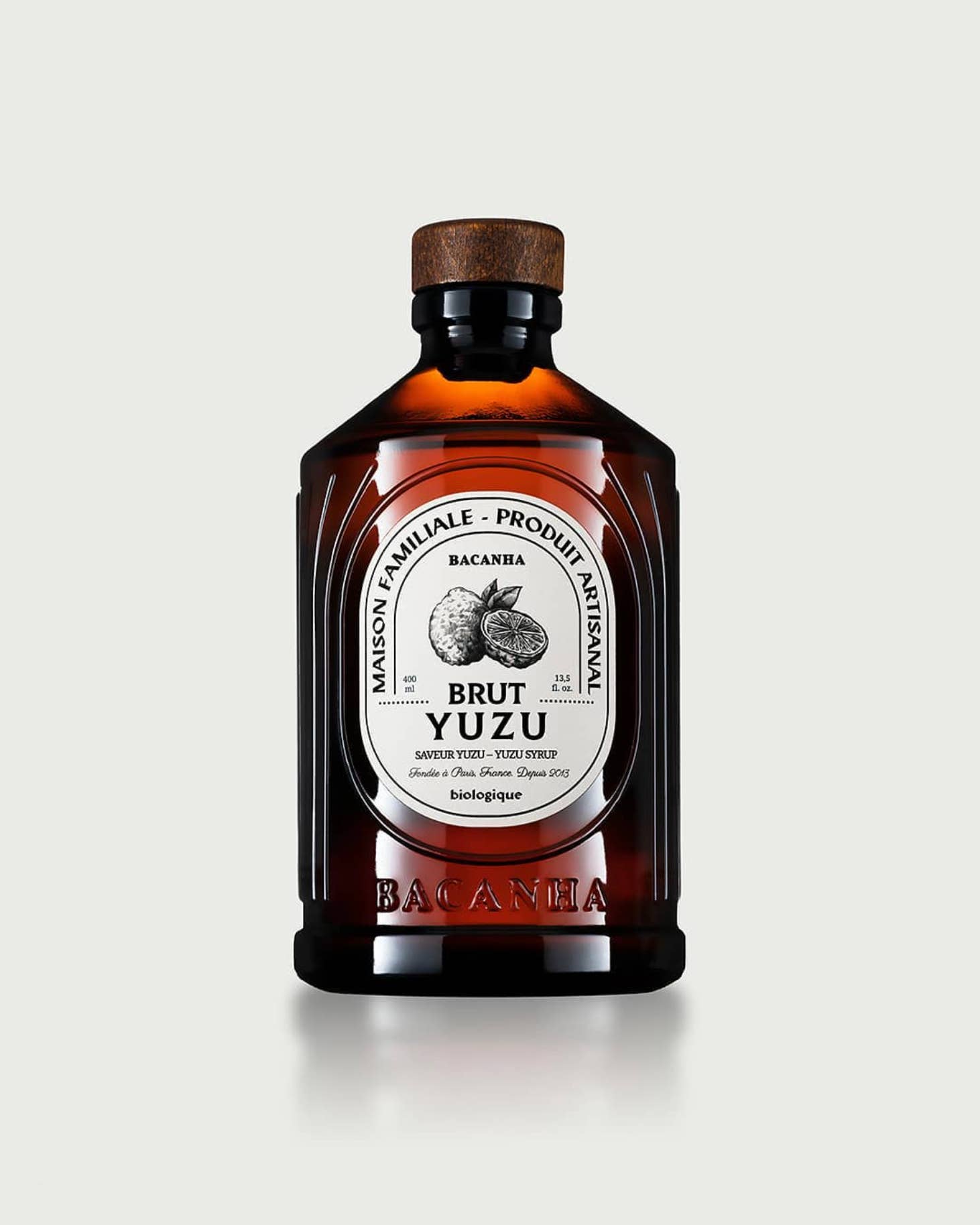 Biologischer roher Yuzu-Sirup - 400 ml