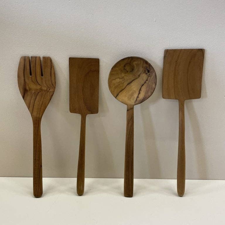 Spatel Teak: Vierkant