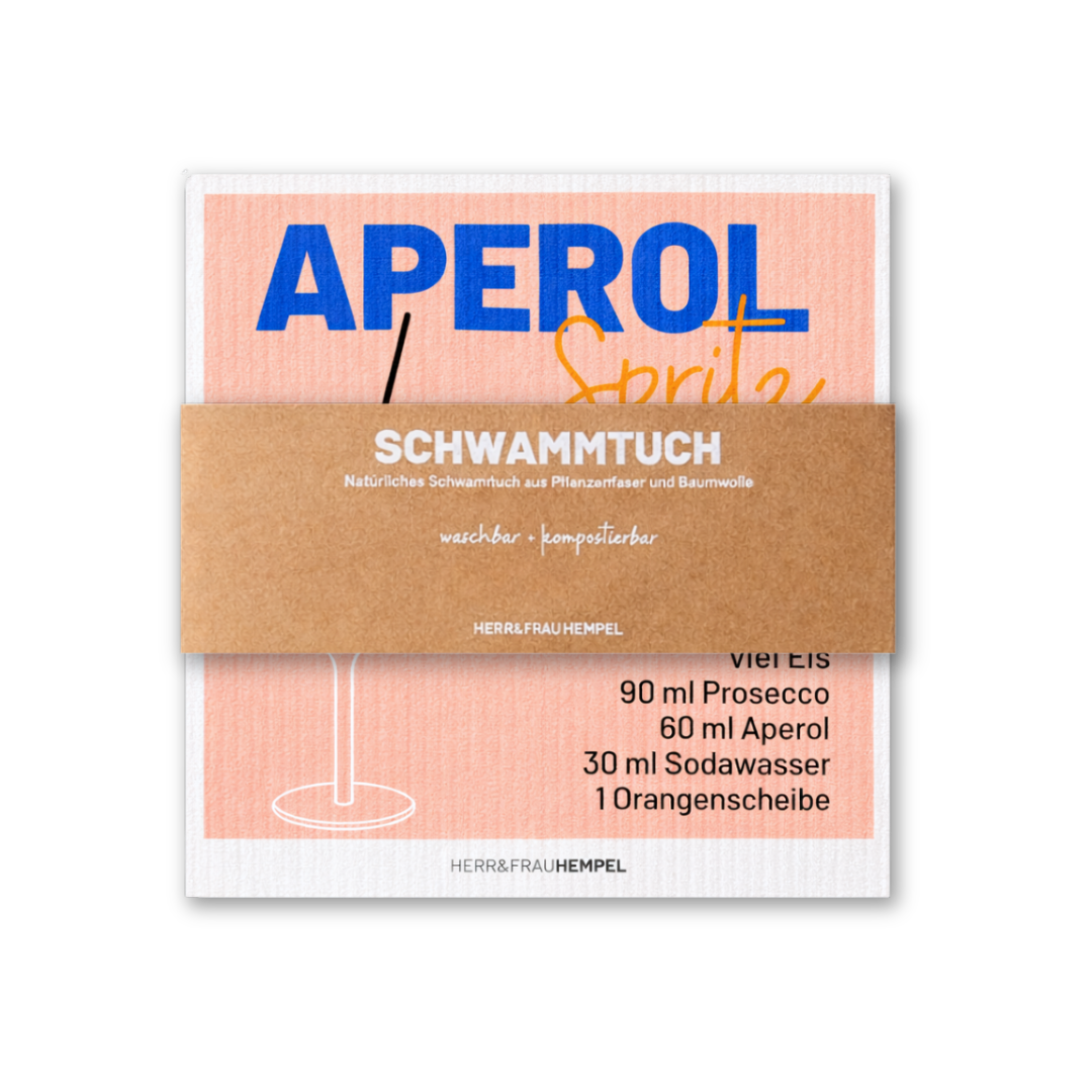 Schwammtuch Aperol Spritz