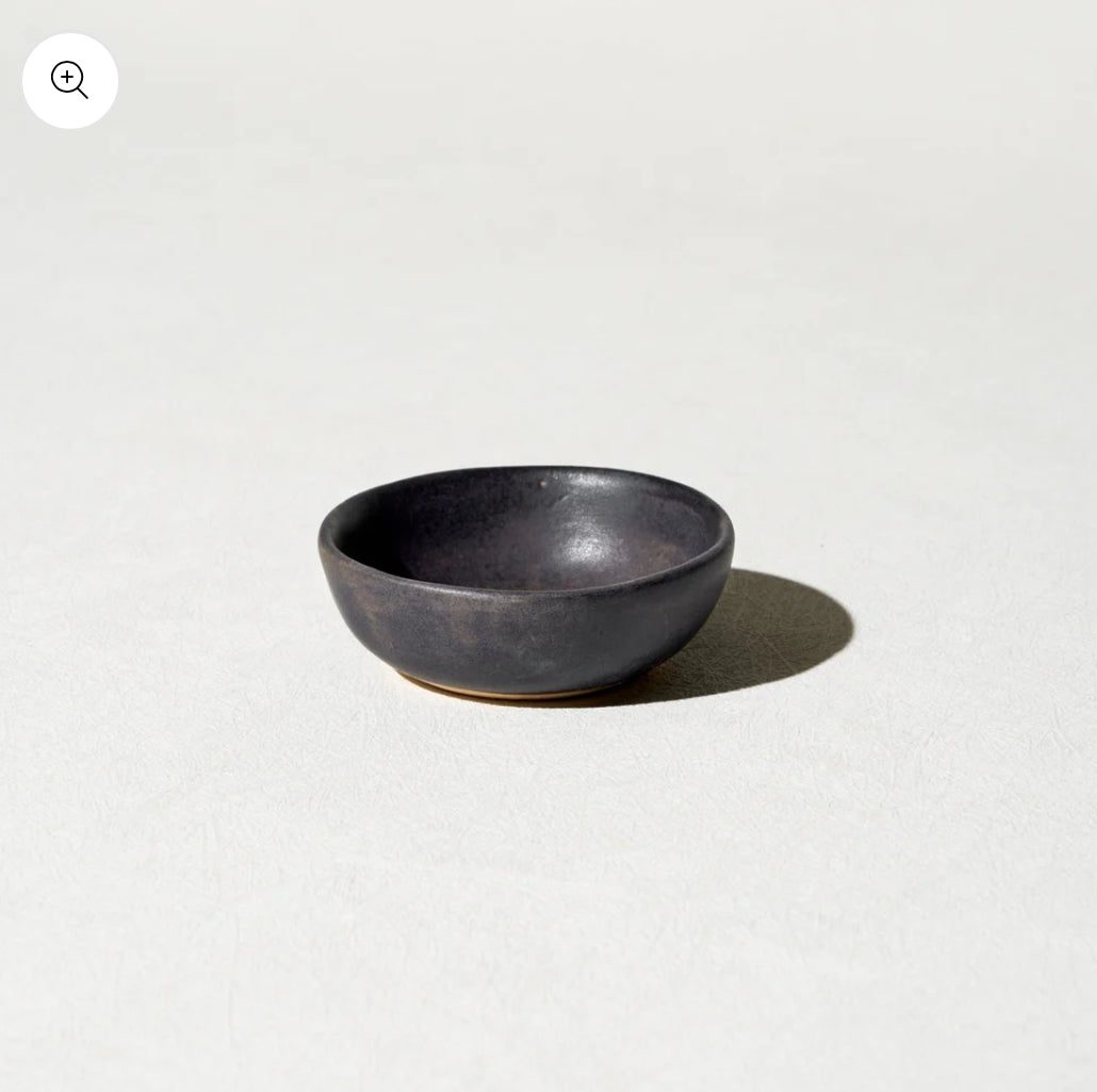 flow dip bowl white blackish