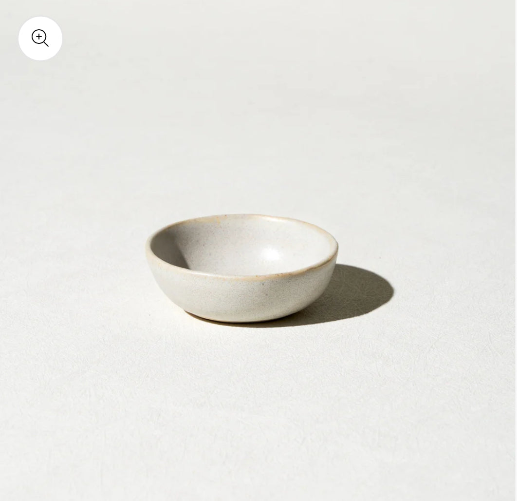 flow dip bowl white blackish
