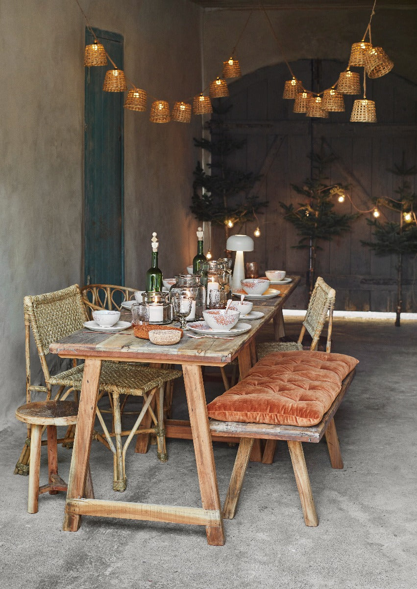 Natürliche Bambus-Lichterkette