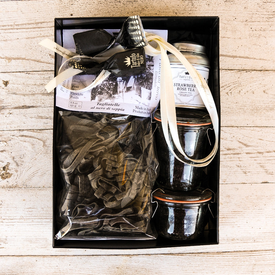 Geschenkbox schwarz