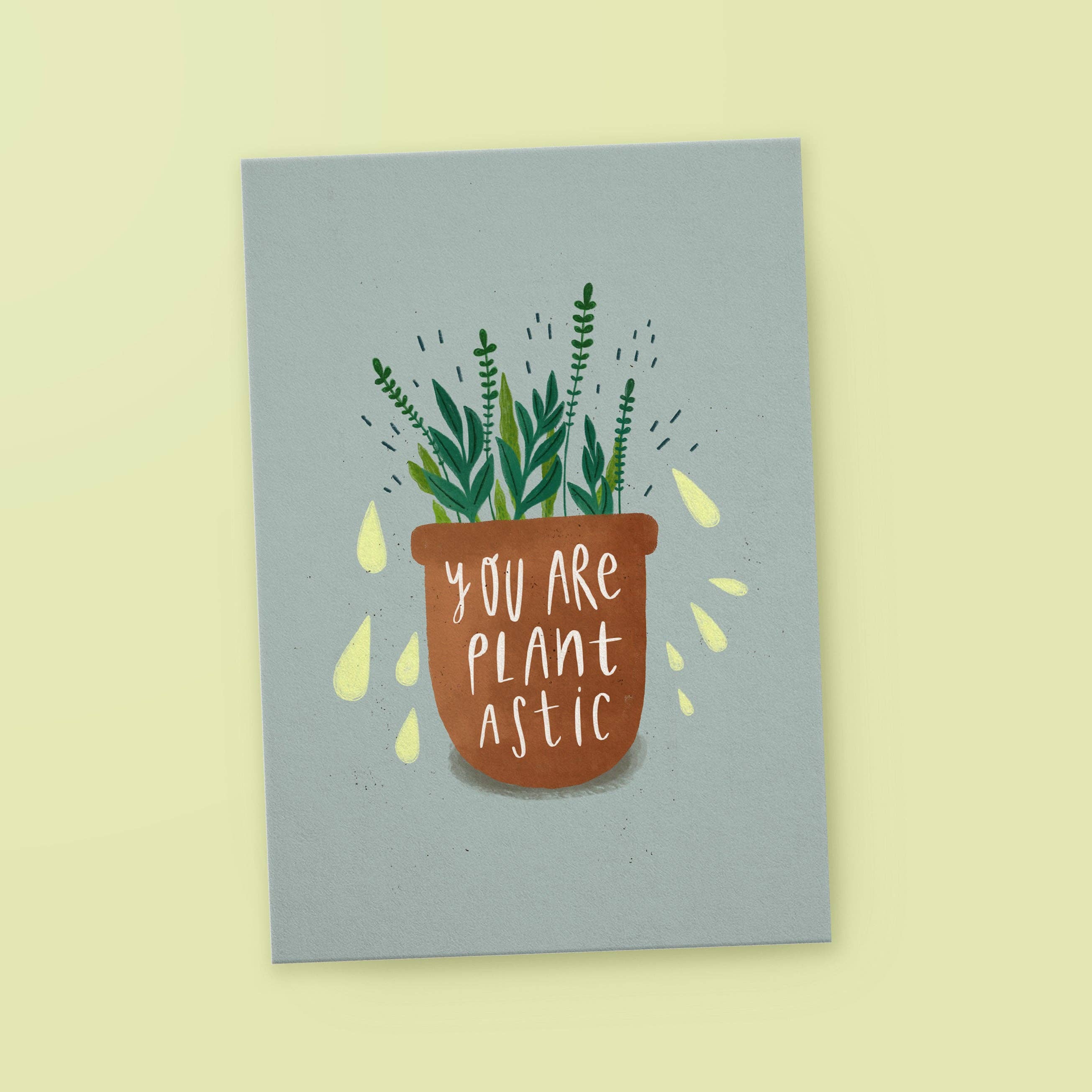 Postkarte »Plantastic«