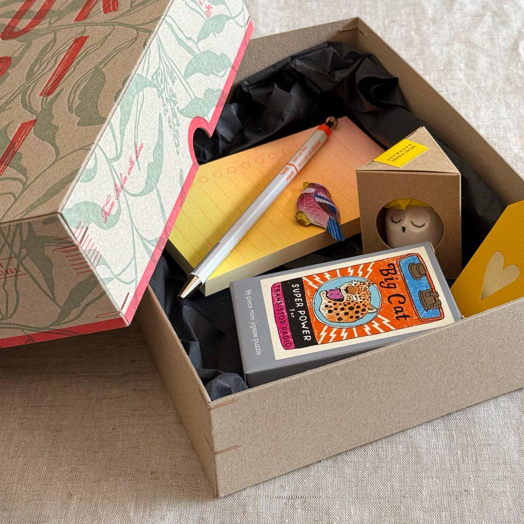 Geschenkbox (leer) / Surprise! / Letterpress Druck: Classic+