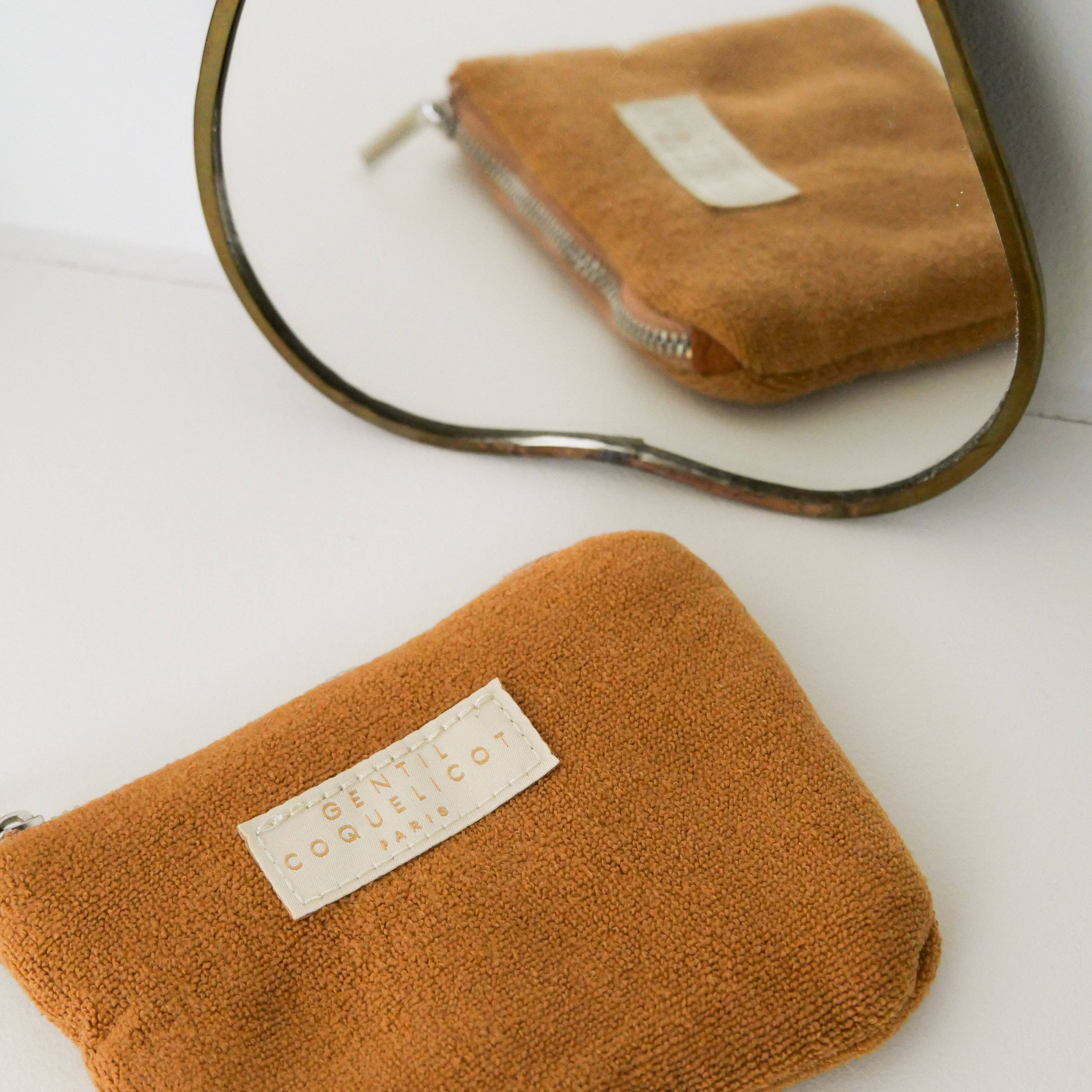 Kleiner Schwammbeutel/Beutel: Khaki