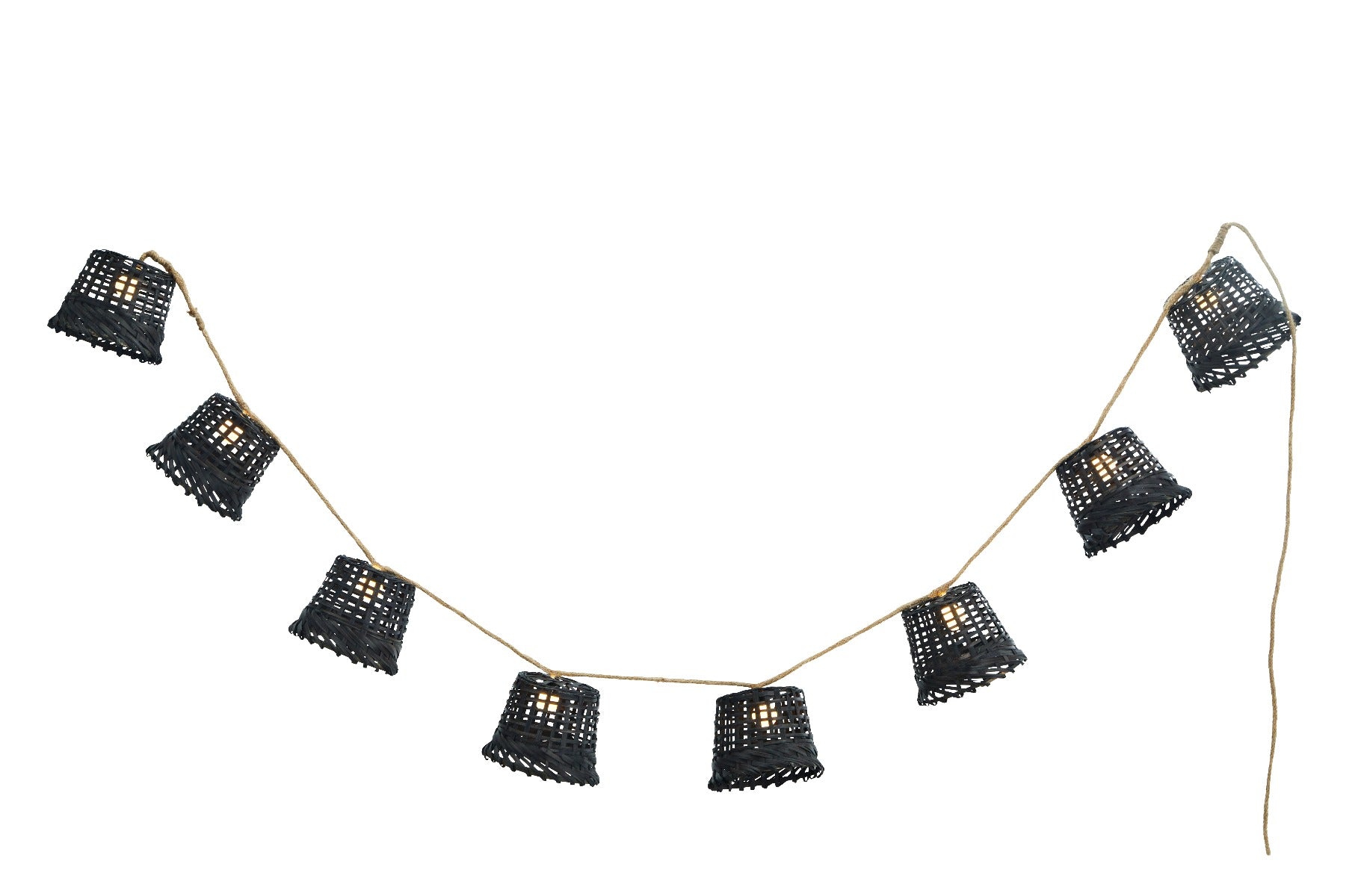 Natürliche Bambus-Lichterkette