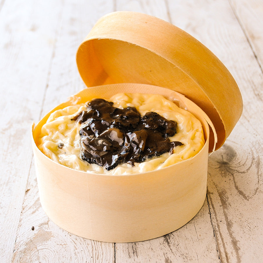 Trüffel Fondue mit schwarzen Trüffel