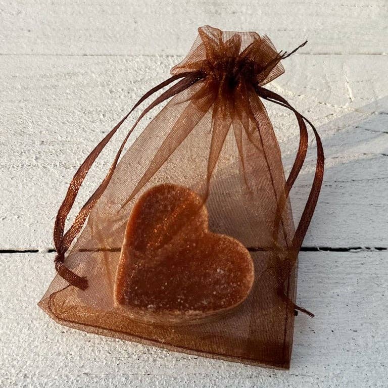 Bernstein Duftwürfel Herz