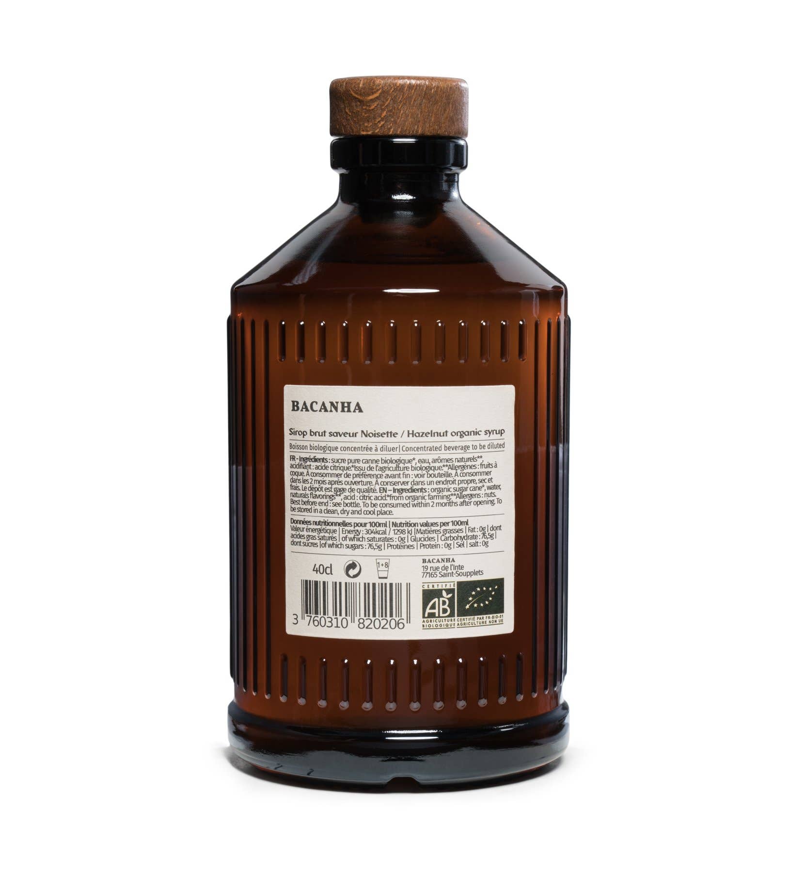 Roher Bio-Haselnusssirup - 400 ml