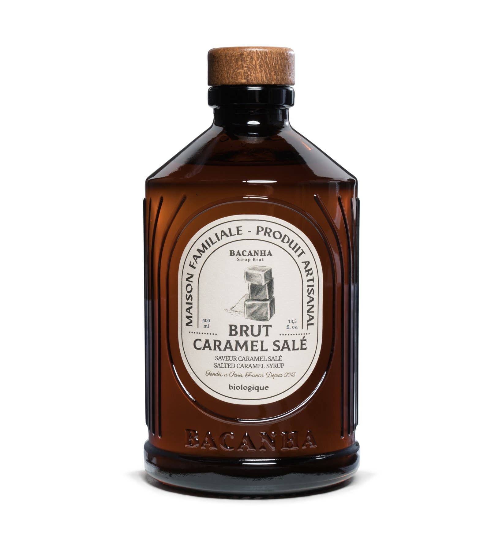 Organischer roher gesalzener Karamellsirup
