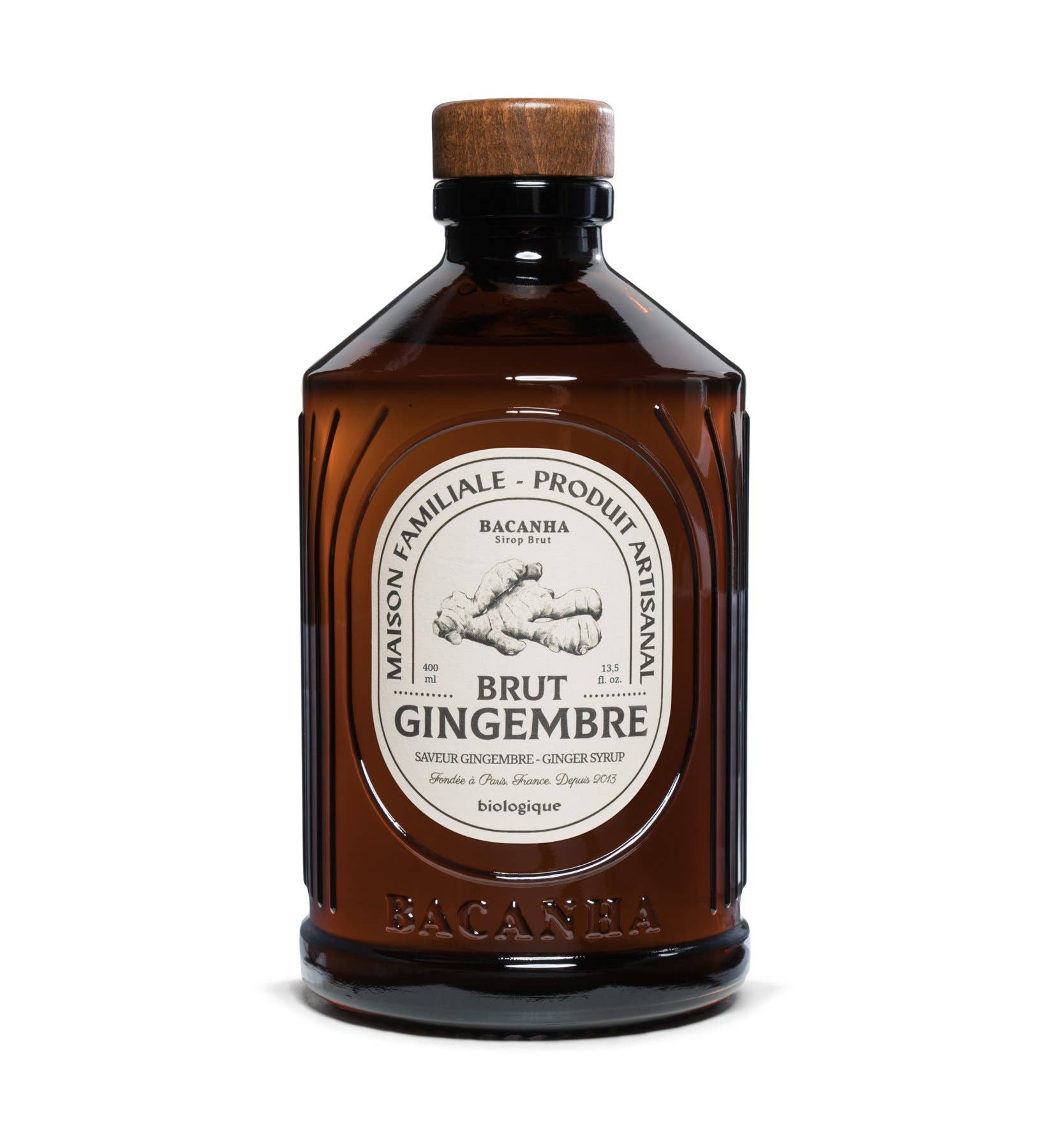 Bio-roher Ingwersirup - 400 ml