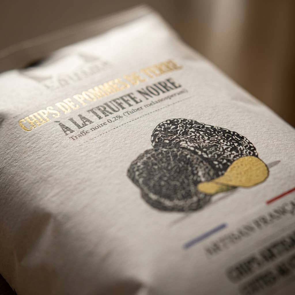 Französische Black Trüffel Chips 100 g