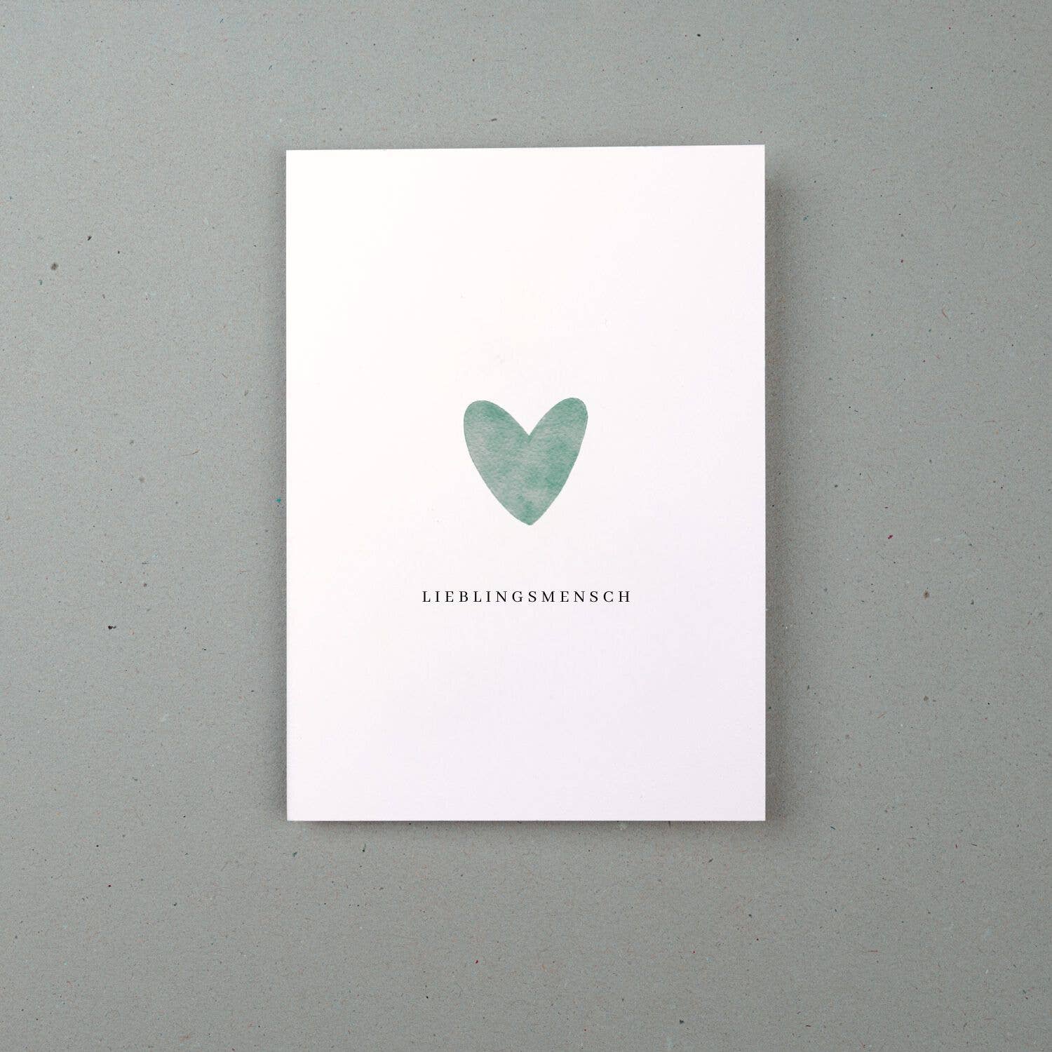 Grußkarte Lieblingsmensch, Herz