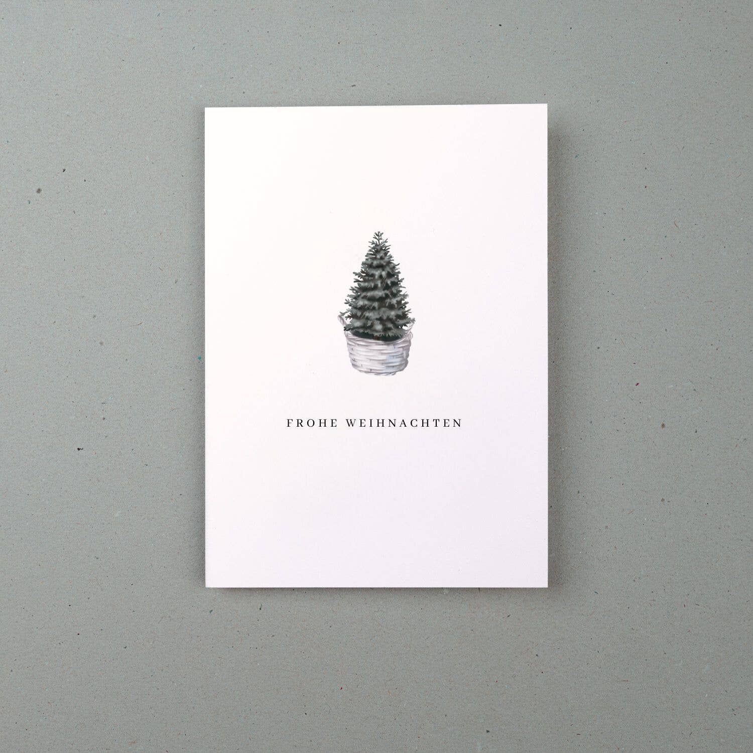 Grußkarte, Weihnachten, Frohe Weihnachten, Baum