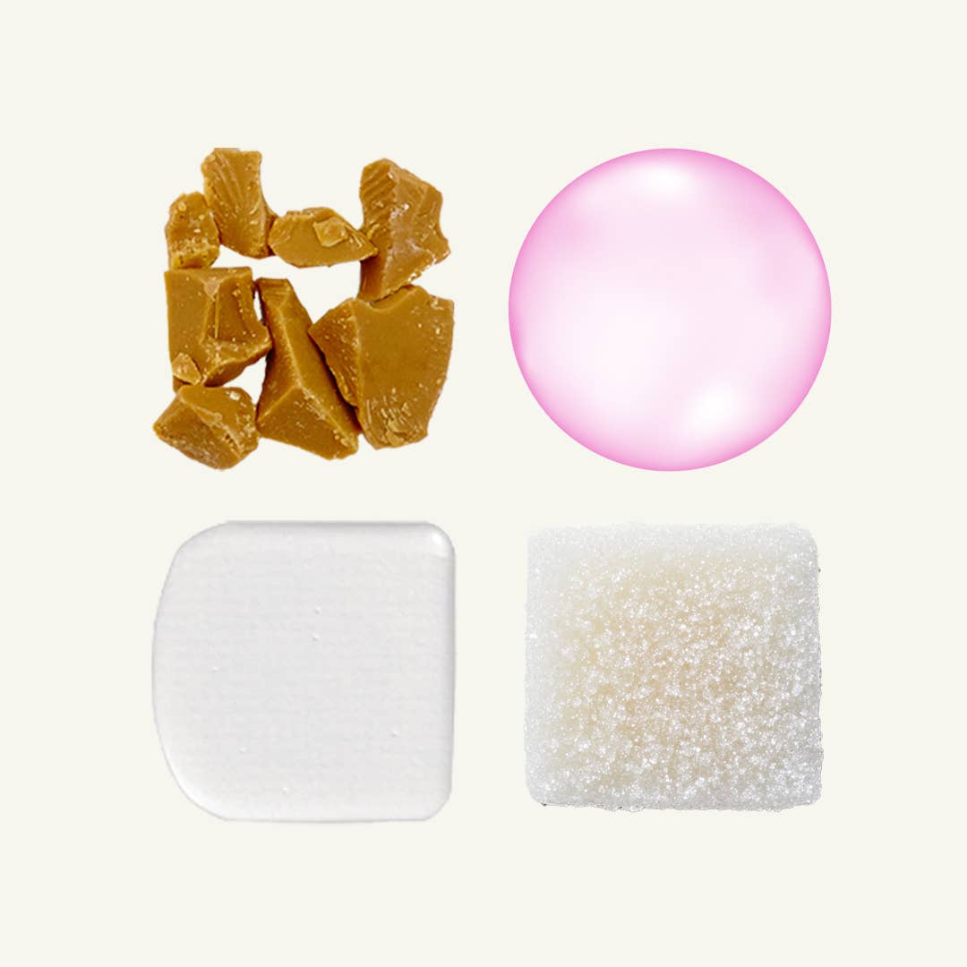 Zuckerfreier Kaugummi 55 Stück - Natürlich + Plastikfrei | 6er Pack
