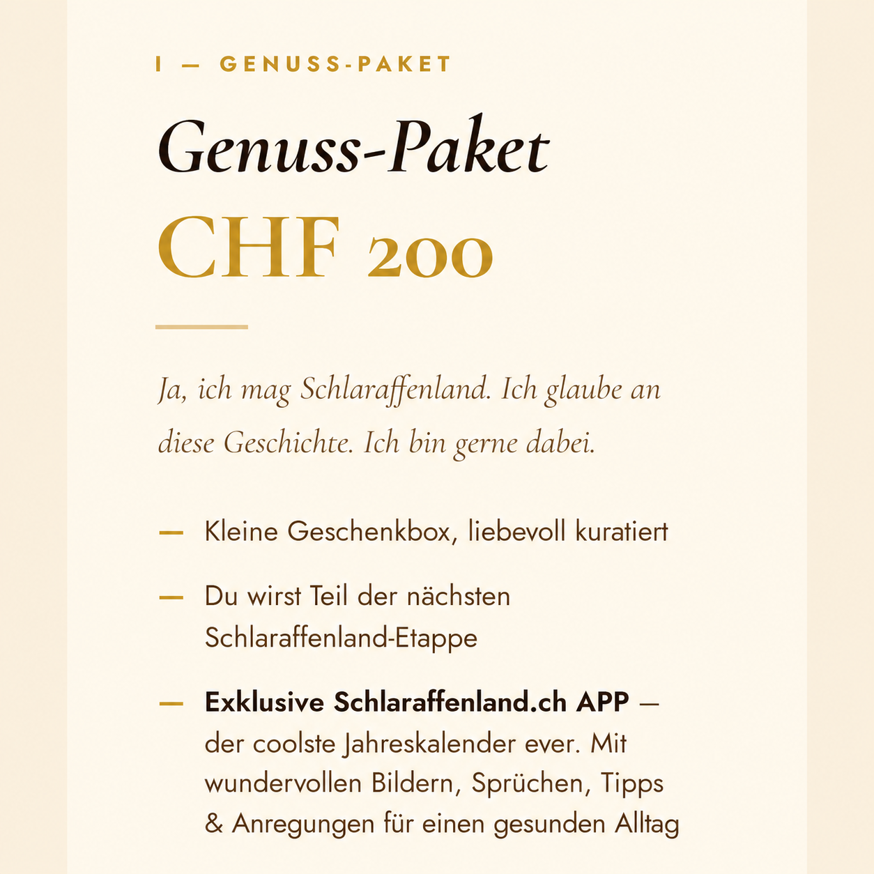 Genuss Paket