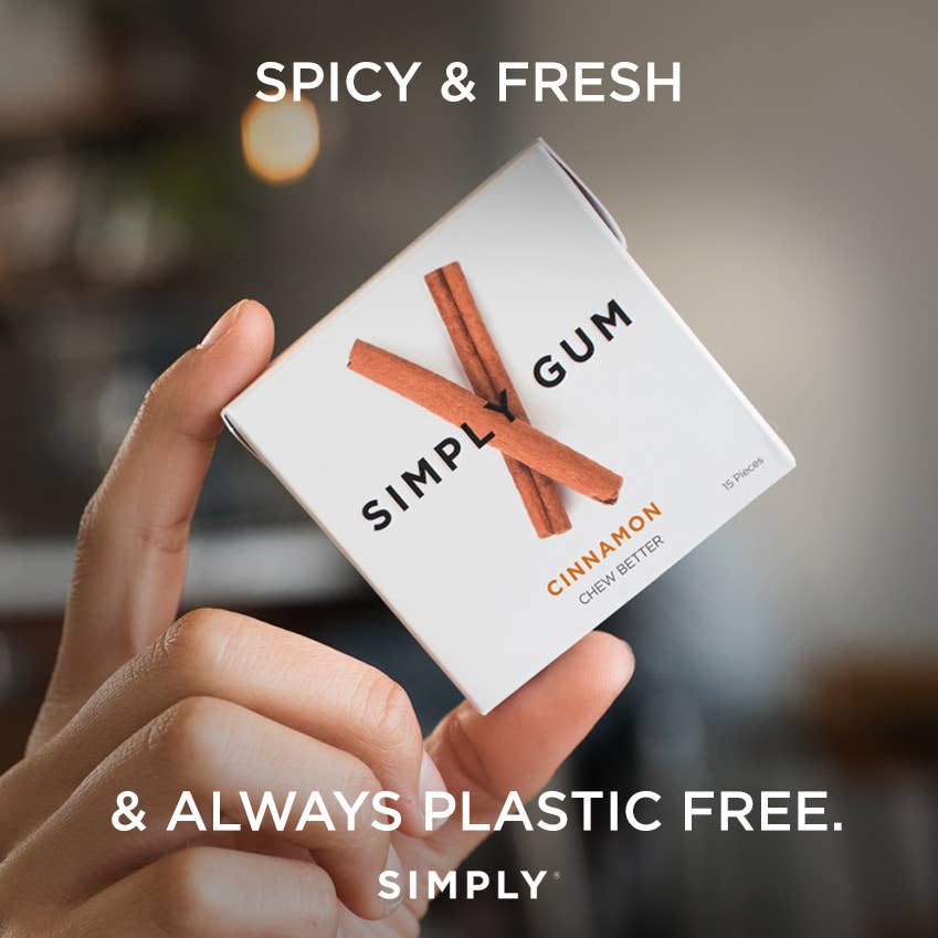 Zimt-Kaugummi - Natürlich + Plastikfrei | 12er Pack