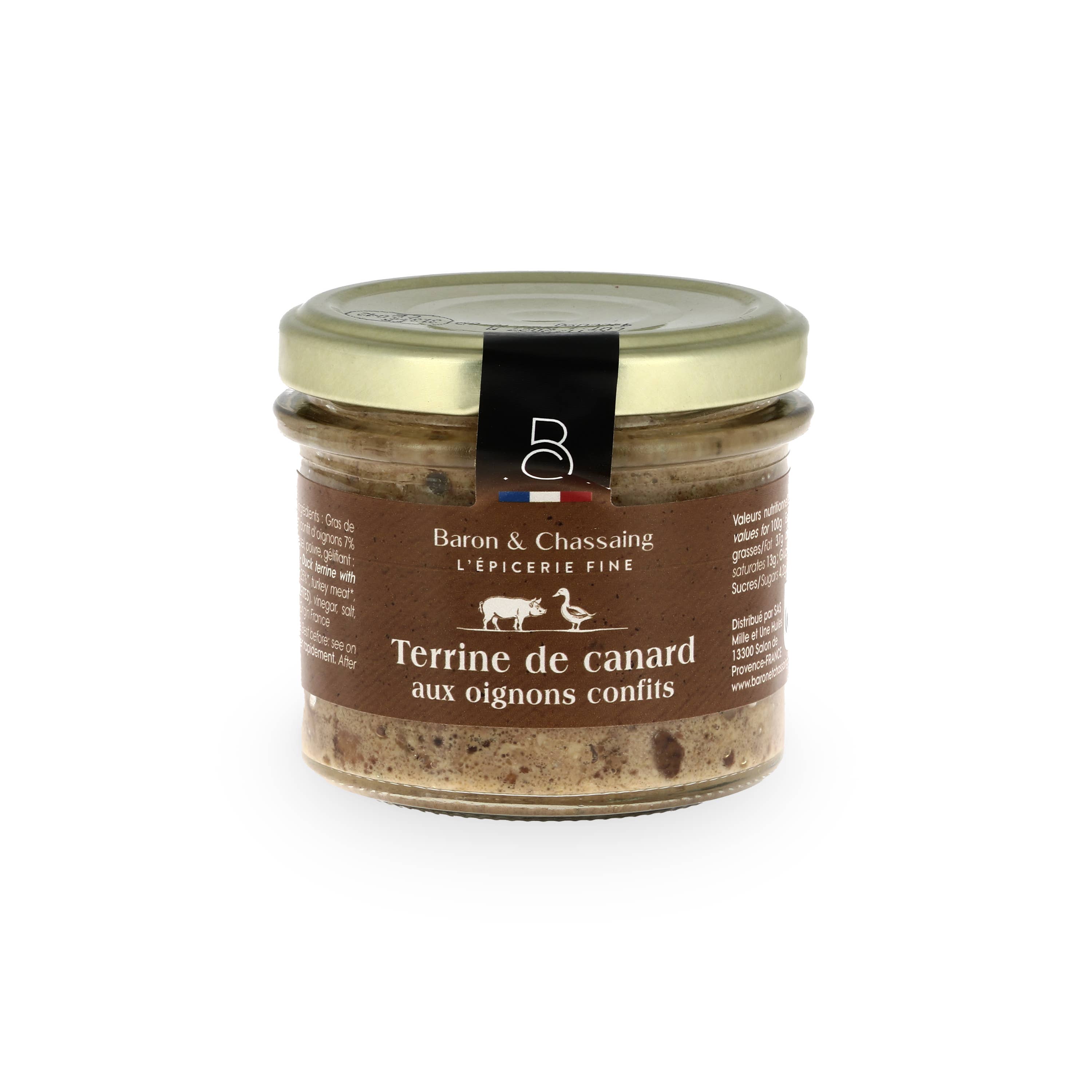 Ententerrine mit karamellisierten Zwiebeln 90 g - Frankreich