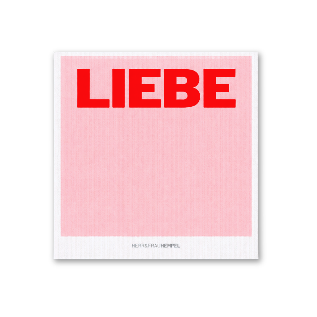 Schwammtuch LIEBE
