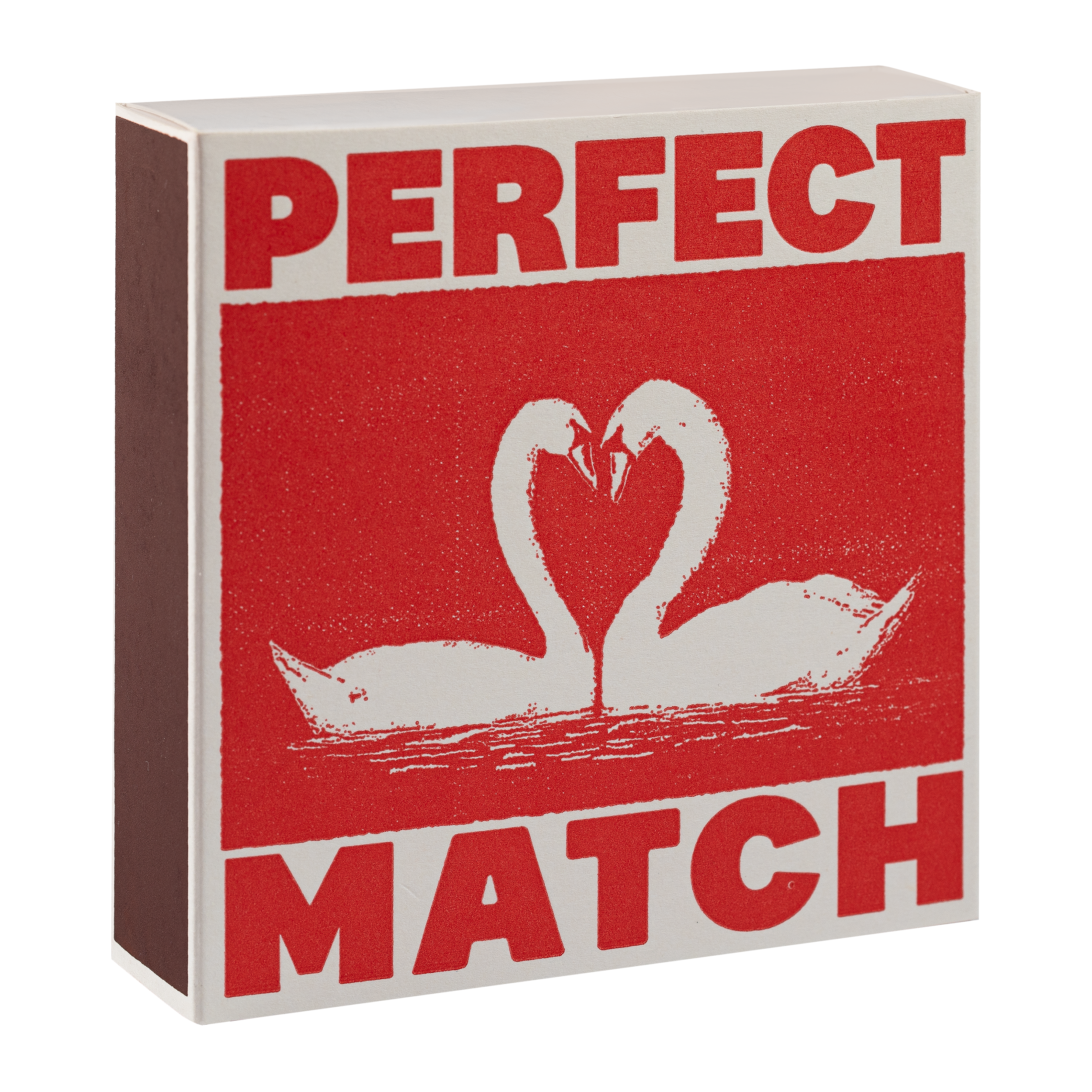 Ich mag euch Schwäne | Quadrat - Sicherheitsstreichhölzer