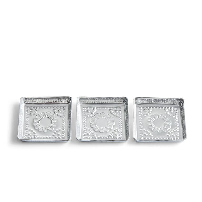 Schale Aluminium Vierkant