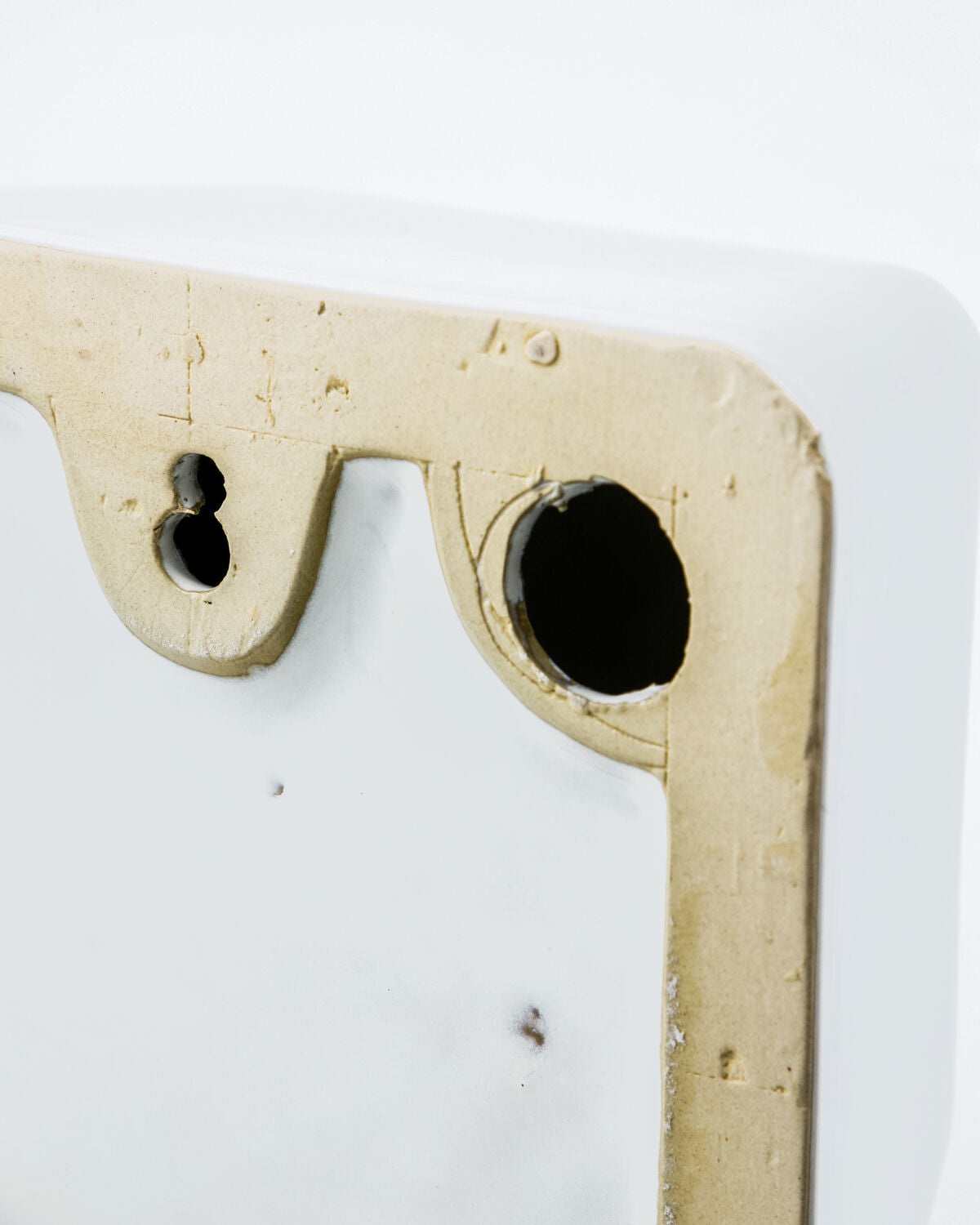 Delete Wandbild, Steinzeug