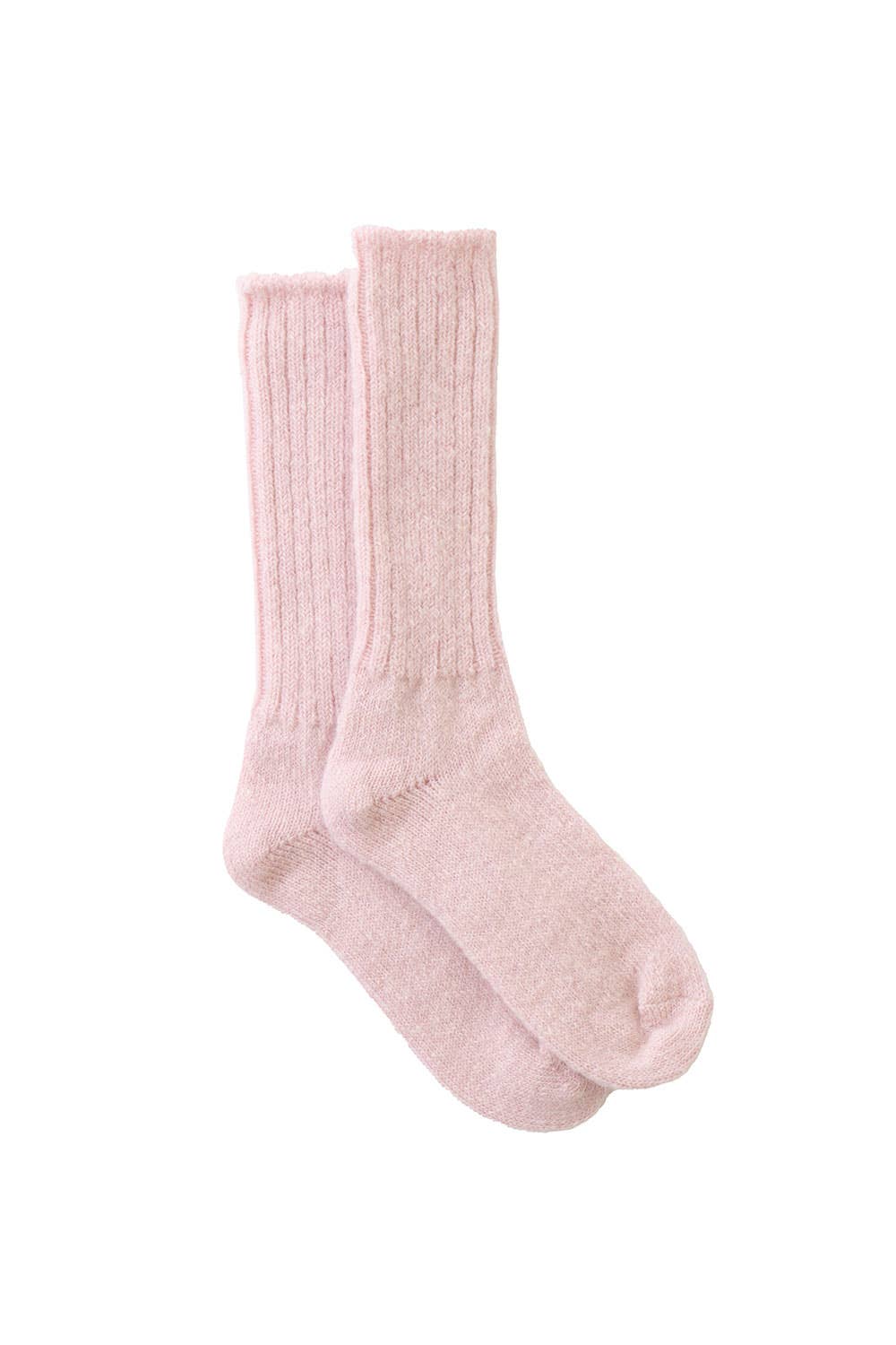 Mohair-Socken Rosa