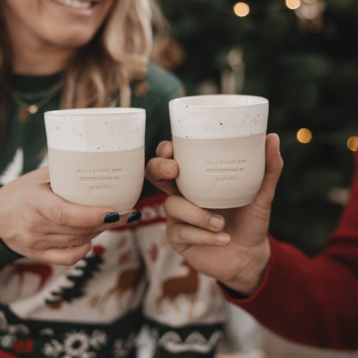 Becher all i want is you for christmas