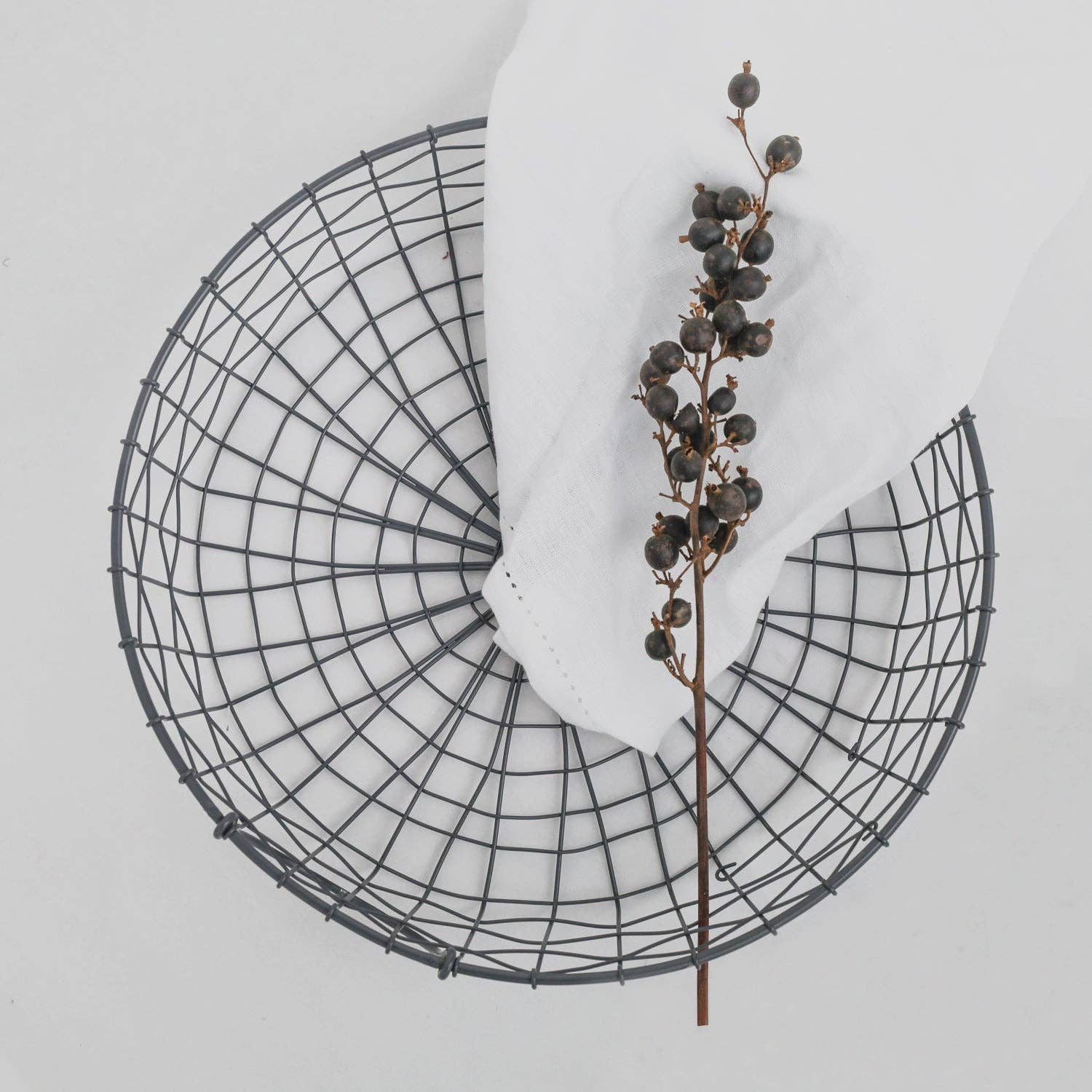 Drahtkorb rund 38cm (VE = 6 Stk)