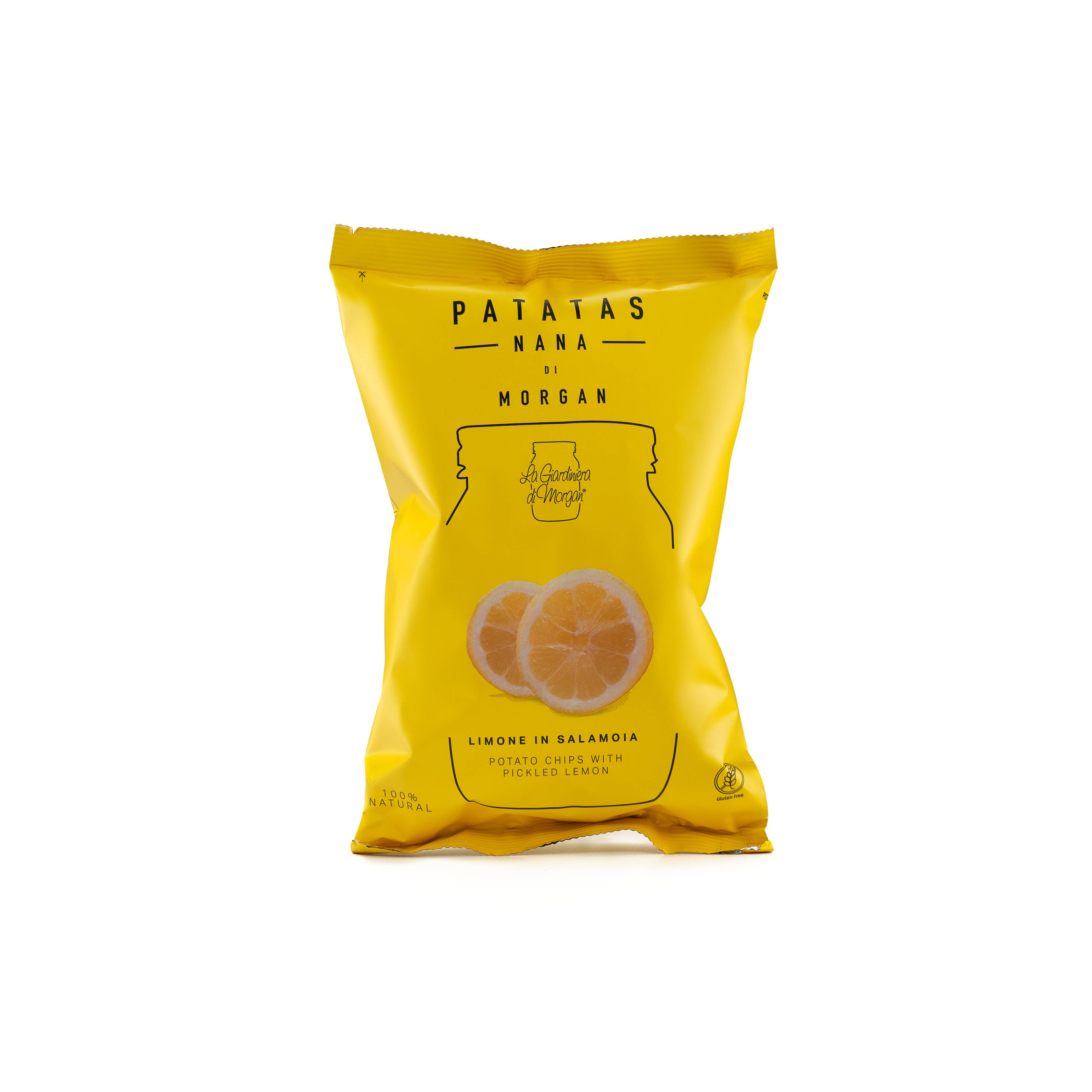 Patatas Nana knusprige Kartoffelchips mit eingelegten Zitronen 100 g