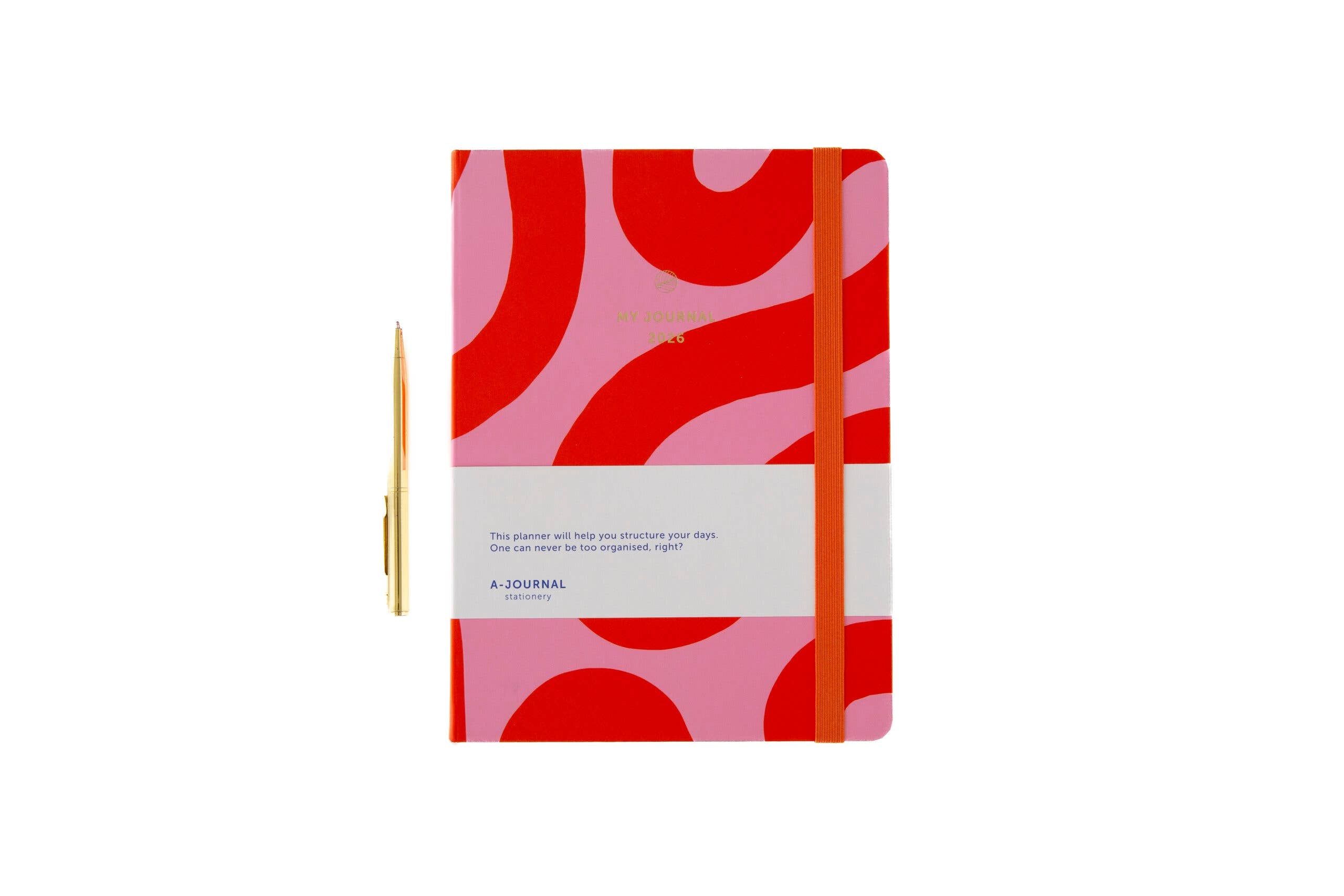 Mein Tagebuch 2026 - Flow Pink