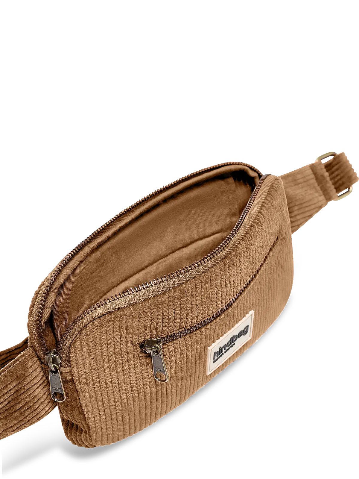 Bauchtasche „Harry“ aus Velours in Macchiato