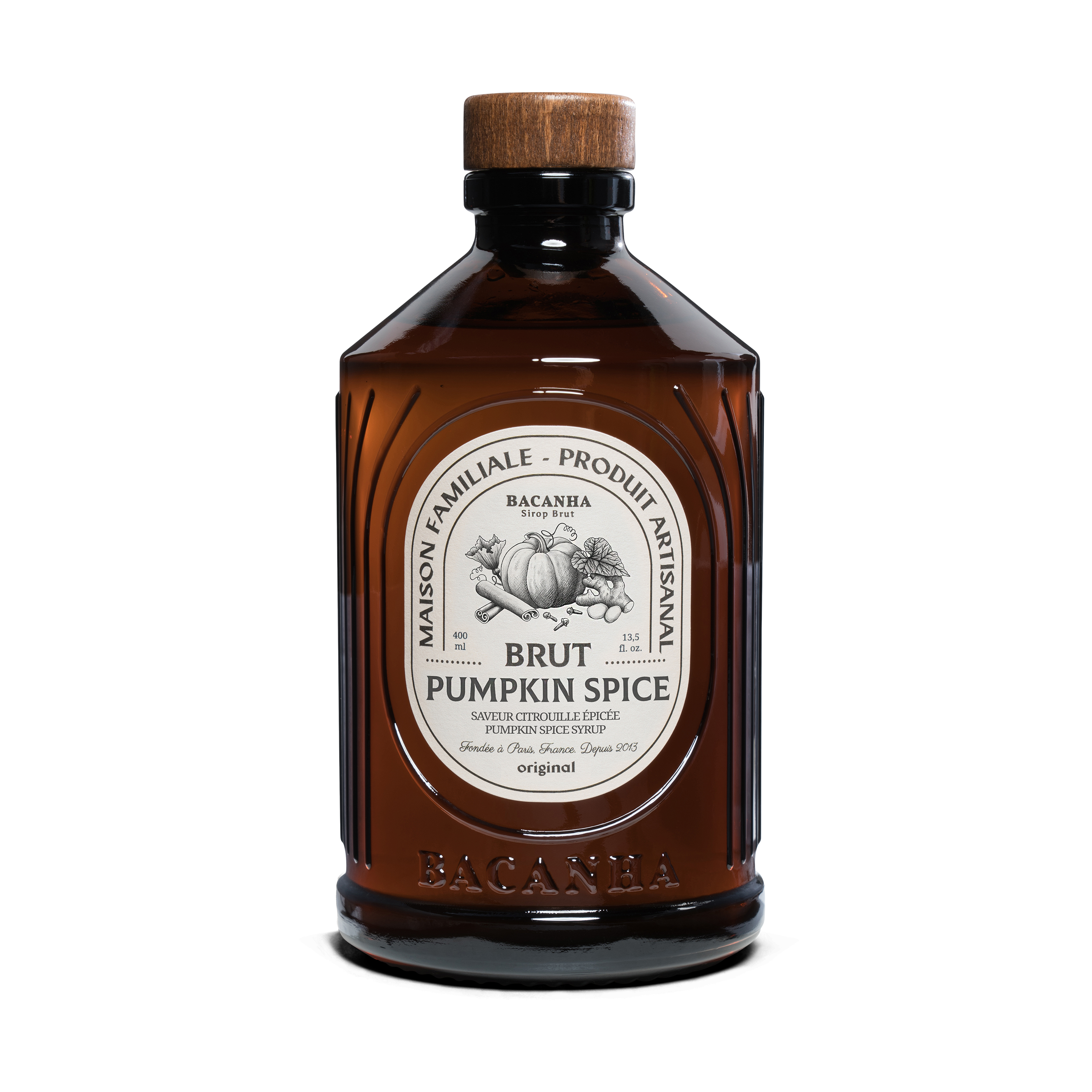Roher Kürbis-Gewürzsirup (Würziger Kürbis) - 400 ml